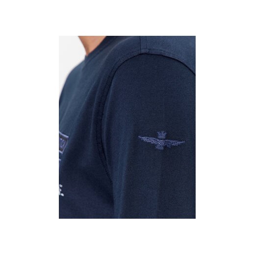 Aeronautica Militare Longsleeve 232TS2127J584 Granatowy Regular Fit Aeronautica Militare XXL MODIVO