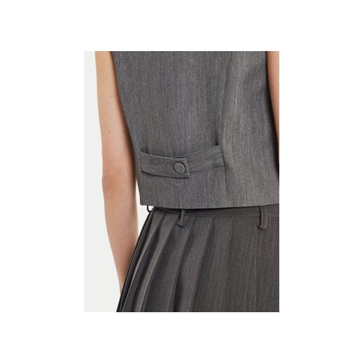 Desigual Kamizelka garniturowa Bruselas 24WWEWBX Szary Slim Fit Desigual M MODIVO