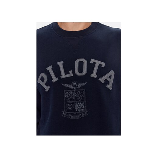 Aeronautica Militare Bluza 232FE1817F518 Granatowy Comfort Fit Aeronautica Militare M MODIVO