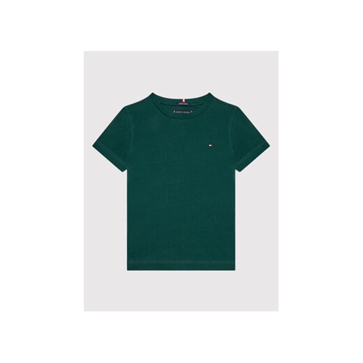 Tommy Hilfiger T-Shirt Essential KB0KB06879 M Zielony Regular Fit Tommy Hilfiger 6Y MODIVO