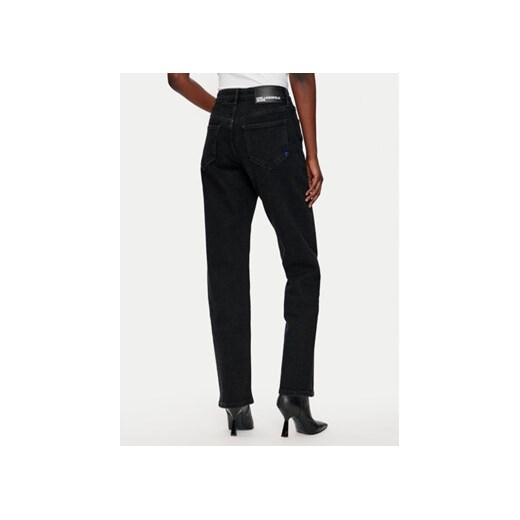 Karl Lagerfeld Jeans Jeansy 245J1116 Czarny Straight Fit 31_32 MODIVO
