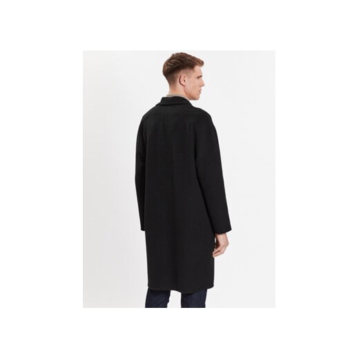 Calvin Klein Płaszcz wełniany K10K111601 Czarny Regular Fit Calvin Klein XL MODIVO