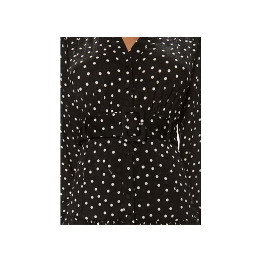 Pinko Sukienka koszulowa Isometria 101838 A0ZK Czarny Regular Fit Pinko 40 MODIVO