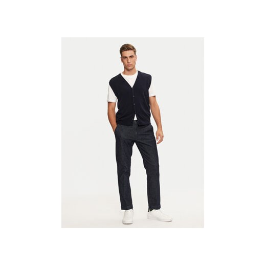 United Colors Of Benetton Chinosy 4AC9UF02Y Niebieski Slim Fit United Colors Of Benetton 38 MODIVO