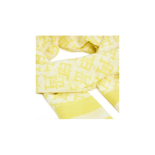 Tommy Hilfiger Szalik Beach Summer Mono Scarf AW0AW16030 Żółty Tommy Hilfiger uniwersalny MODIVO