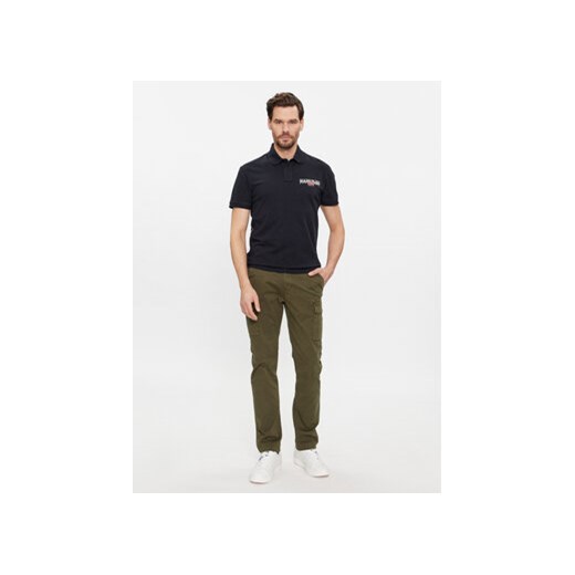 Napapijri Polo E-Aylmer NP0A4HTN Czarny Regular Fit Napapijri 3XL MODIVO
