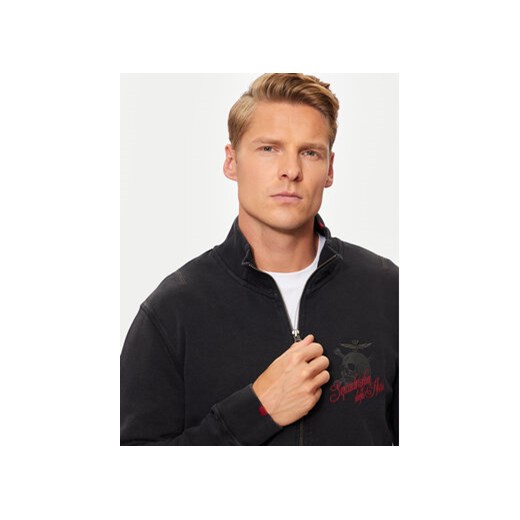 Aeronautica Militare Bluza 242FE1873F457 Czarny Regular Fit Aeronautica Militare XL MODIVO
