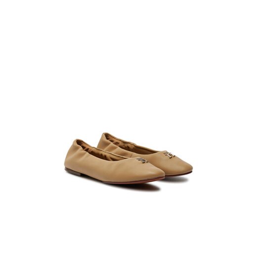 Tommy Hilfiger Baleriny Th Elevated Elastic Ballerina FW0FW07882 Khaki Tommy Hilfiger 38 MODIVO