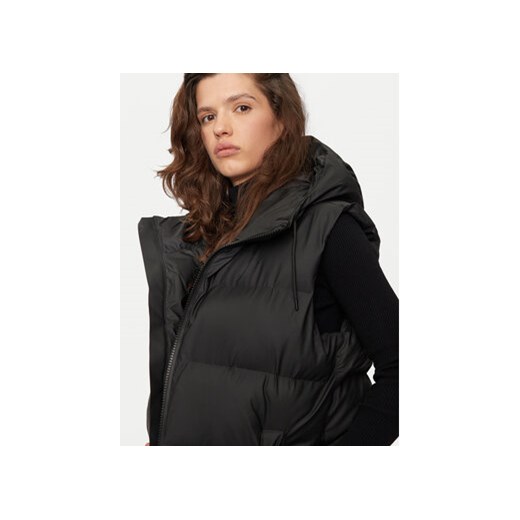 Rains Bezrękawnik 15140 Czarny Regular Fit Rains XS MODIVO