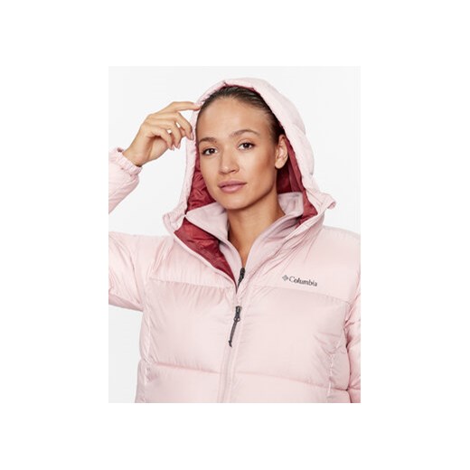 Columbia Kurtka puchowa Puffect™ Mid Hooded Jacket Różowy Regular Fit Columbia M MODIVO