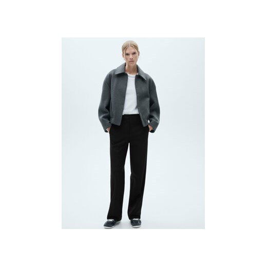 Mango Spodnie materiałowe Leo 77048265 Czarny Straight Fit Mango 42 MODIVO