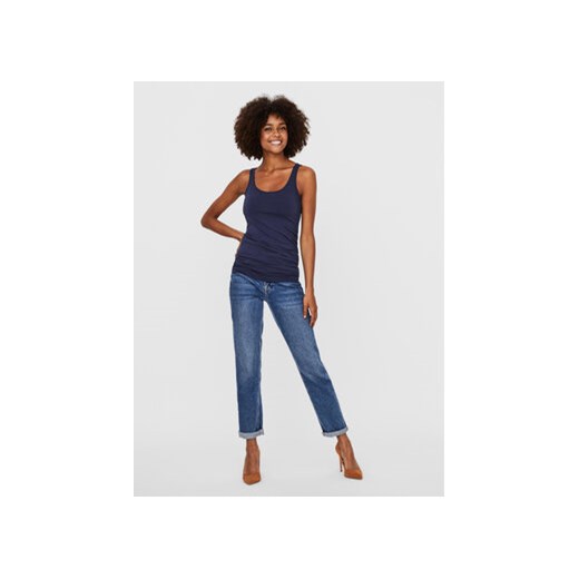 Vero Moda Top Maxi 10185110 Granatowy Regular Fit Vero Moda L MODIVO