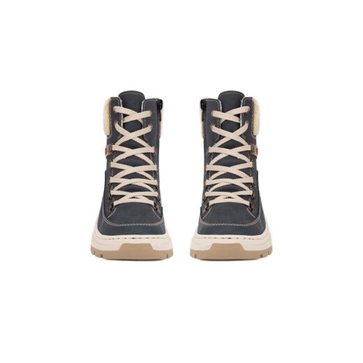 Rieker Botki X9338-14 Niebieski Rieker 38 MODIVO