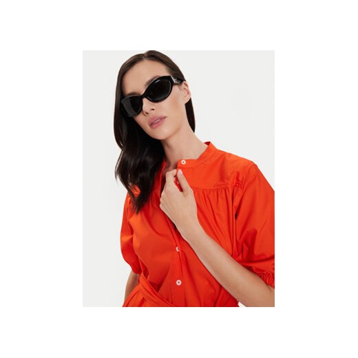 United Colors Of Benetton Sukienka koszulowa 44KXDV07L Czerwony Regular Fit United Colors Of Benetton M MODIVO