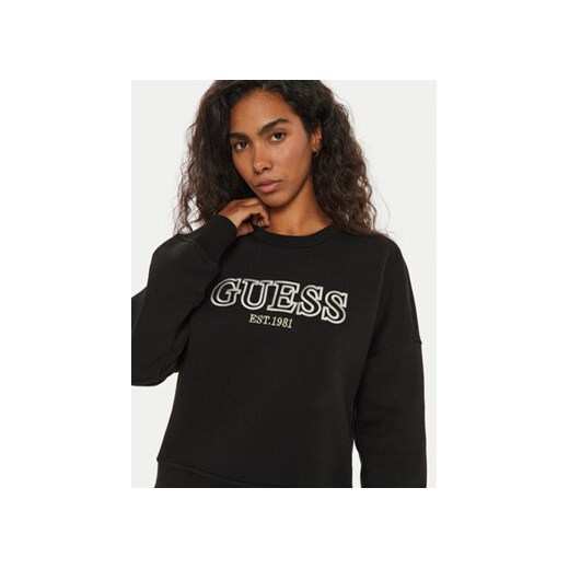 Guess Bluza V4BQ03 KCHX0 Czarny Regular Fit Guess XXS MODIVO