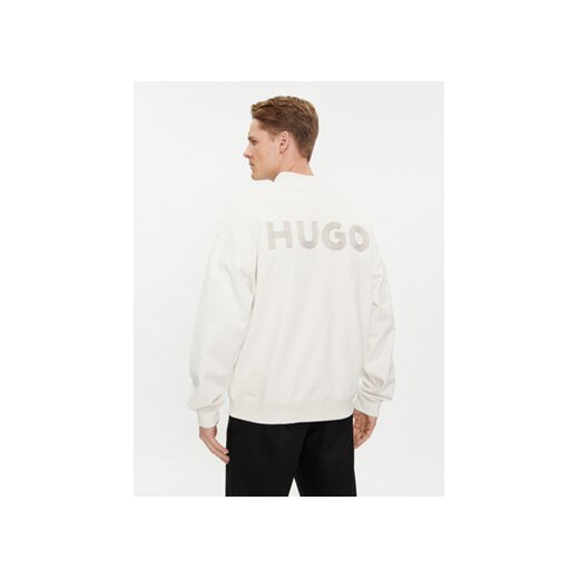 Hugo Bluza 50509978 Biały Oversize XL MODIVO