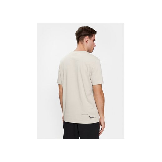 Boss T-Shirt Tee 3 50506358 Beżowy Regular Fit M MODIVO