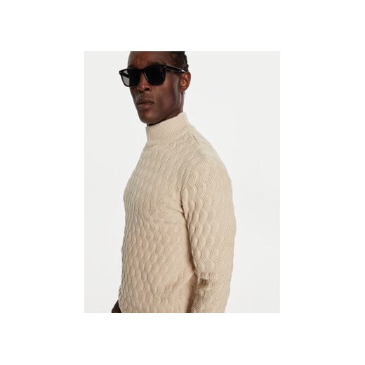 INDICODE Sweter Inaldom 35-822 Écru Regular Fit S MODIVO