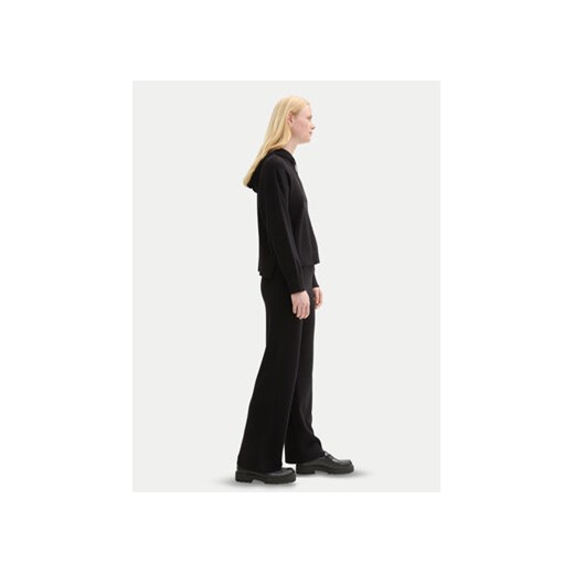Tom Tailor Denim Spodnie dzianinowe 1043355 Czarny Straight Fit Tom Tailor Denim M MODIVO