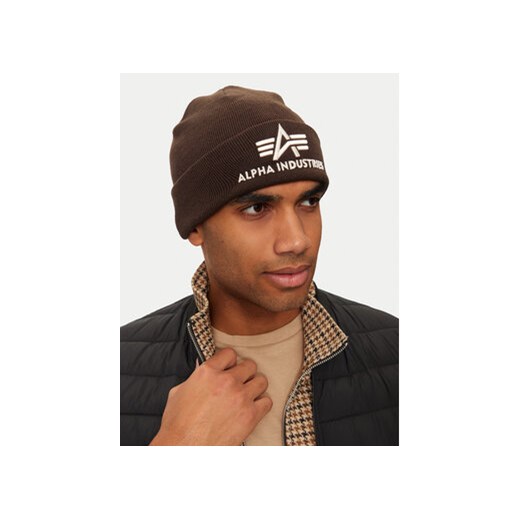 Alpha Industries Czapka 168910 Brązowy Alpha Industries one size MODIVO