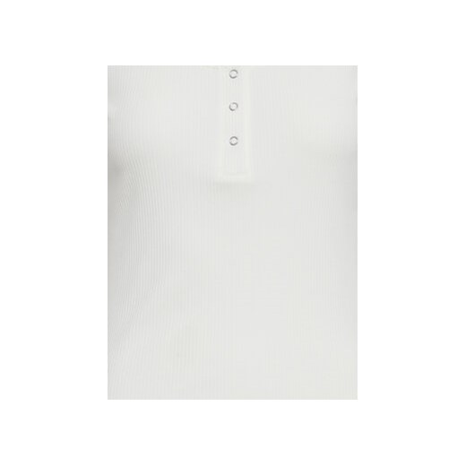 ICHI Bluzka 20115914 Biały Slim Fit Ichi 2XL MODIVO