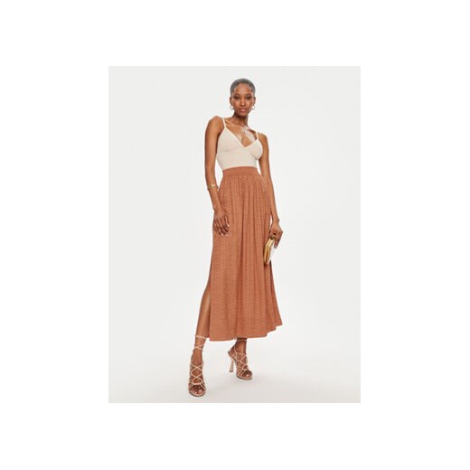 TWINSET Spódnica midi 241TT2243 Pomarańczowy Loose Fit Twinset 46 MODIVO