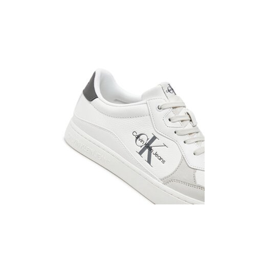 Calvin Klein Jeans Sneakersy Classic Cupsole Low Lth Ml YM0YM00885 Biały 42 MODIVO