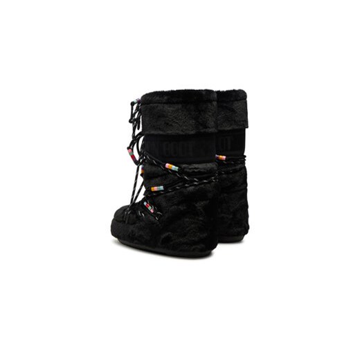 Moon Boot Śniegowce Icon Faux Fur BEADS80D1408990 Czarny Moon Boot 35_38 MODIVO