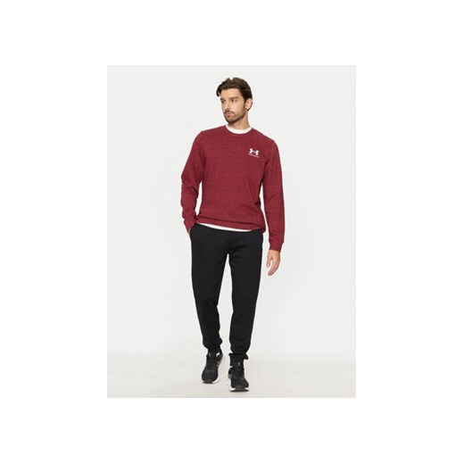Under Armour Bluza Ua Rival Terry 1370404 Bordowy Relaxed Fit Under Armour XXL MODIVO