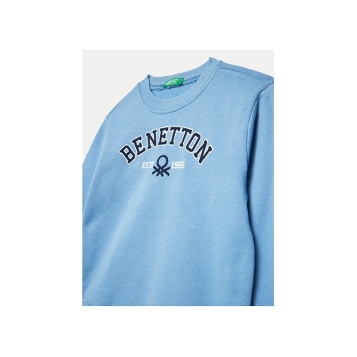 United Colors Of Benetton Bluza 3J70G10F0 Niebieski Regular Fit United Colors Of Benetton 98 MODIVO