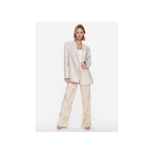 Calvin Klein Marynarka Linen Tailored K20K205225 Beżowy Relaxed Fit Calvin Klein 36 MODIVO