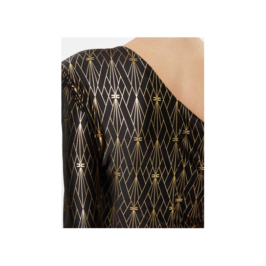 Elisabetta Franchi Kombinezon TU-022-37E2-V545 Czarny Slim Fit Elisabetta Franchi 44 MODIVO