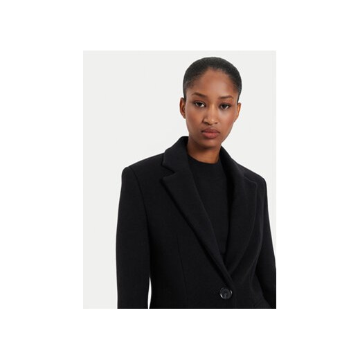 Pinko Płaszcz wełniany Cambogia 103697 A225 Czarny Regular Fit Pinko 48 MODIVO