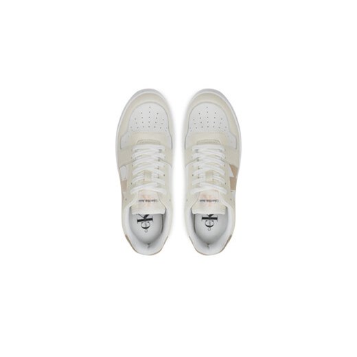 Calvin Klein Jeans Sneakersy Bold Platf Low Lace Mix Nbs Mtr YW0YW01482 Biały 38 MODIVO