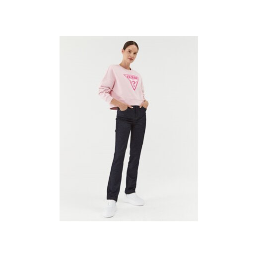 Guess Bluza W3BQ11 K9Z21 Różowy Regular Fit Guess XXL MODIVO