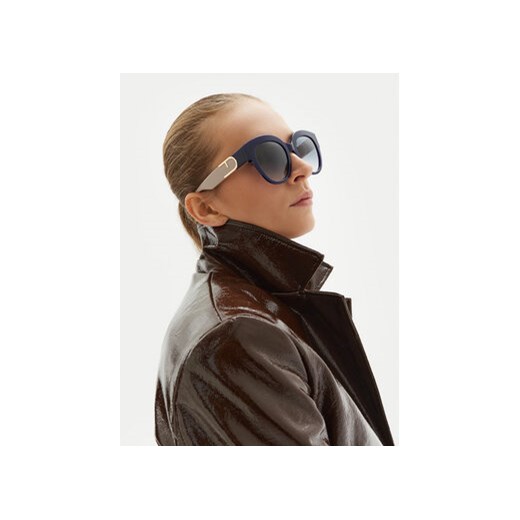Furla Okulary przeciwsłoneczne WD00117 BX1892 3346S Granatowy Furla uniwersalny MODIVO