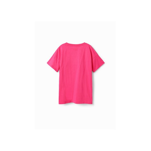 Desigual T-Shirt 23SGTK20 Różowy Regular Fit Desigual 5_6Y MODIVO
