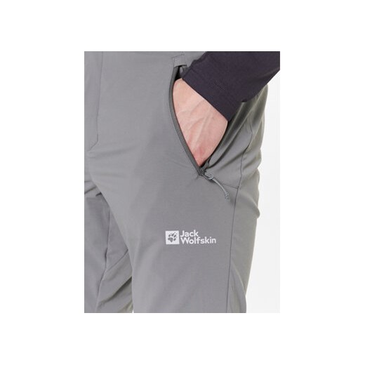Jack Wolfskin Spodnie outdoor Glastal 1508211 Szary Regular Fit Jack Wolfskin 50 MODIVO
