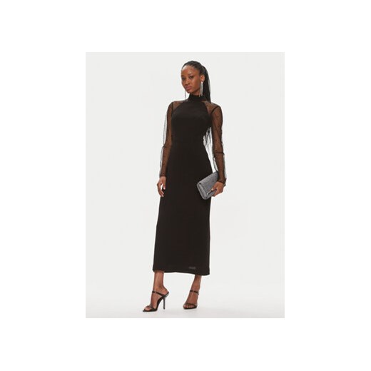 KARL LAGERFELD Sukienka koktajlowa 240W1303 Czarny Slim Fit Karl Lagerfeld 42 MODIVO