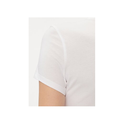 Tommy Jeans T-Shirt Script DW0DW17366 Biały Slim Fit Tommy Jeans XL MODIVO
