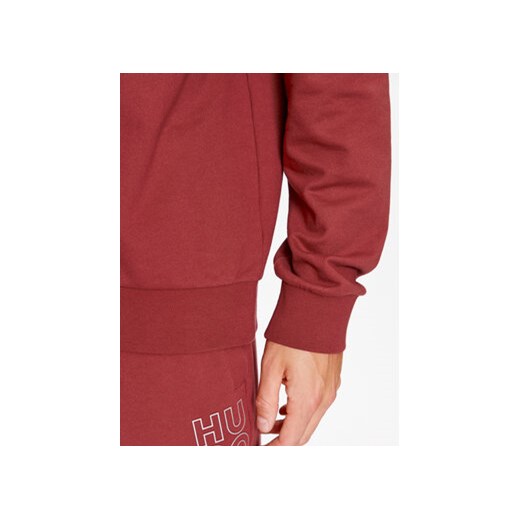 Hugo Bluza 50501590 Czerwony Regular Fit M MODIVO