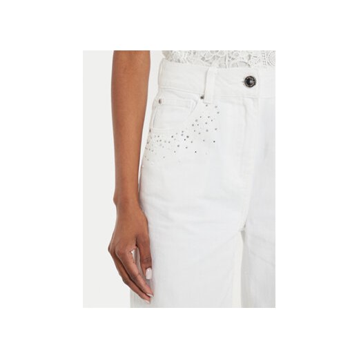 Morgan Jeansy 242-PEZEL Biały Wide Leg Morgan 38 MODIVO