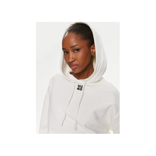 Hugo Bluza Delfinia 50522423 Écru Regular Fit XL MODIVO