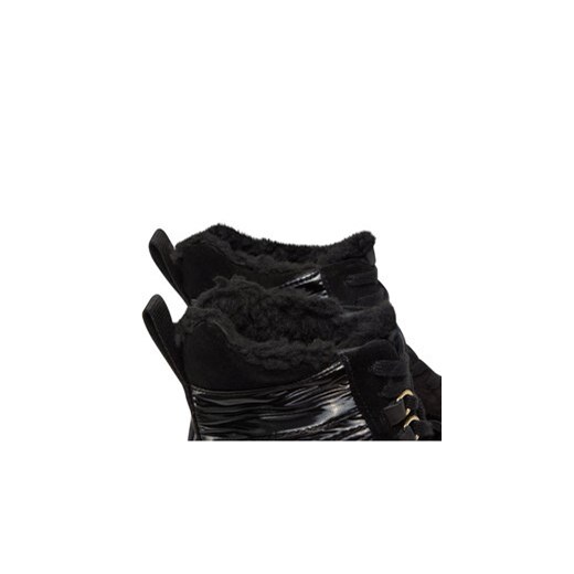 Tommy Hilfiger Botki Patent Laceup City Snow Boot FW0FW07841 Czarny Tommy Hilfiger 37 MODIVO