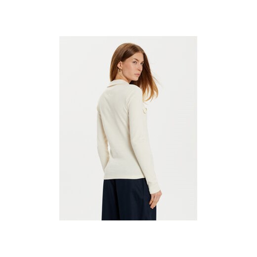 Tommy Hilfiger Polo WW0WW45308 Écru Slim Fit Tommy Hilfiger L MODIVO