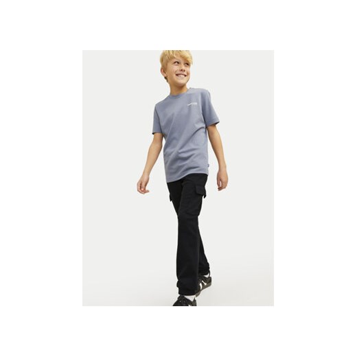Jack&Jones Junior Spodnie dresowe Gordon 12254214 Czarny Slim Fit Jack&jones Junior 152 MODIVO