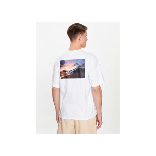 Champion T-Shirt 218923 Biały Relaxed Fit Champion M MODIVO