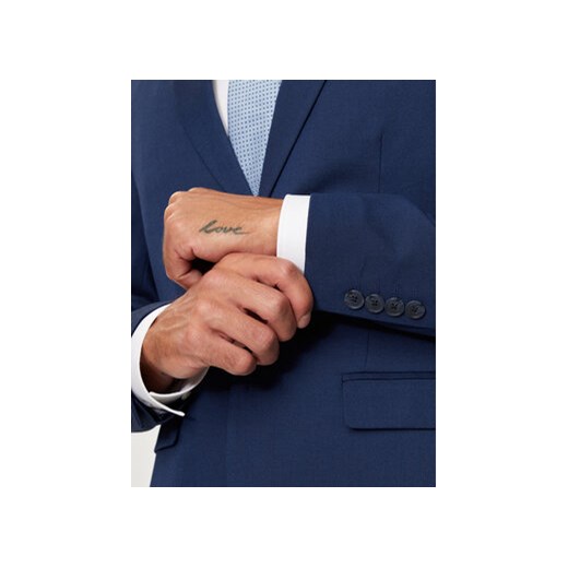 Selected Homme Marynarka 16092418 Niebieski Slim Fit Selected Homme 46 MODIVO