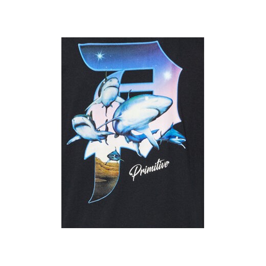 Primitive T-Shirt Shiver PAPFA2305 Czarny Regular Fit Primitive L MODIVO