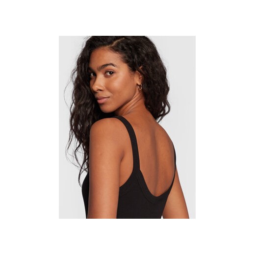 Gina Tricot Top Basic 14188 Czarny Slim Fit Gina Tricot S MODIVO